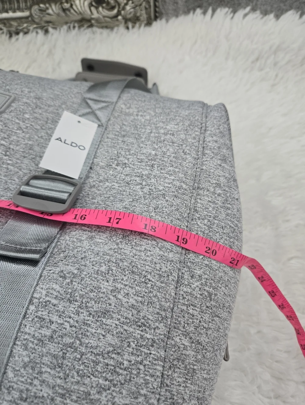 ALDO BRODDIE UNISEX - Weekend bag - Heathered Grey. One size. New.